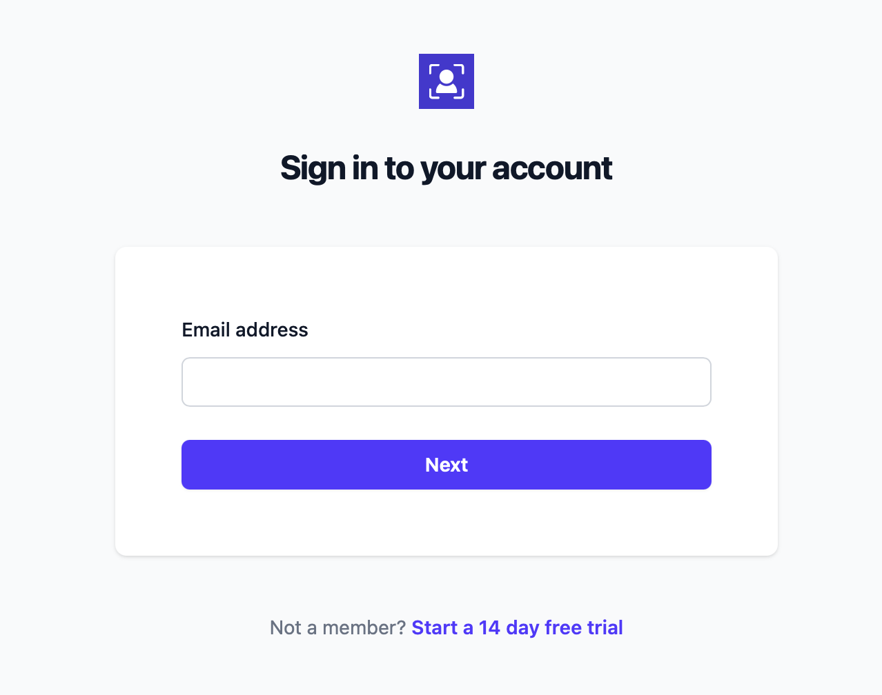 Primary two-step authentication using passkeys